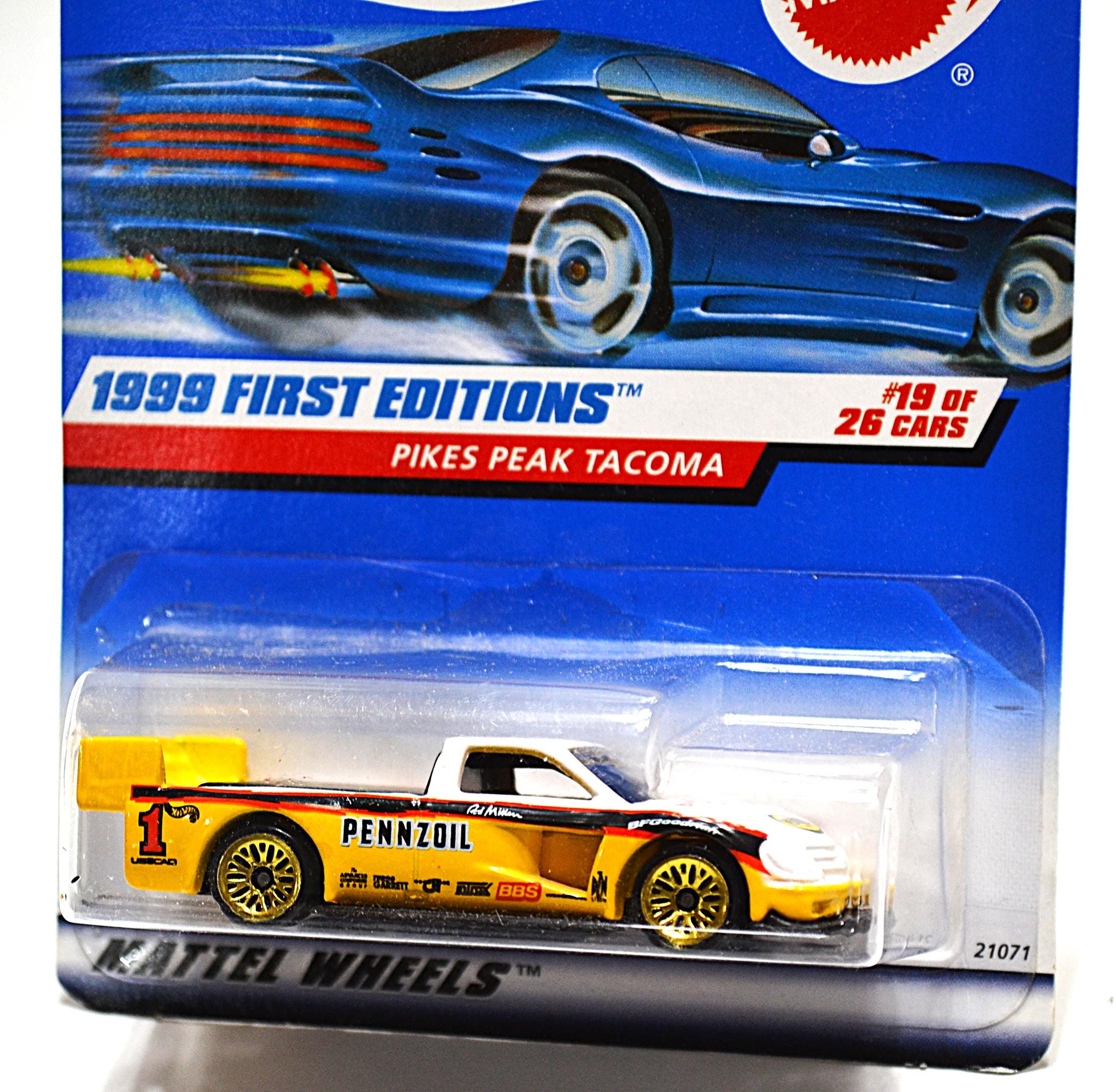 Vintage Hot Wheels Pikes Peak Tacoma Truck: 1999 First Edition