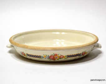 Vintage HALL Radiance Casserole Lid: Blue Bouquet Floral Replacement