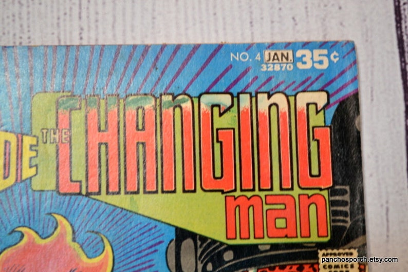 Vintage Shade the Changing Man Comic Book 1977 No 4 DC Comics Collectible Comic Book PanchosPorch image 3