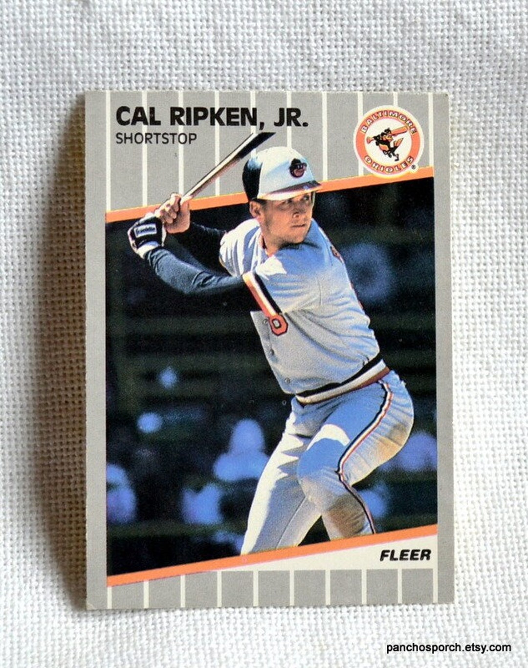 Cal Ripken Jr Baseball Card 1989 Fleer No 617 Baltimore - Etsy