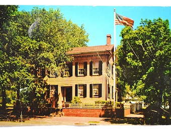 Vintage Illinois Postcard: Abraham Lincoln Home, Springfield