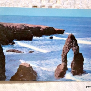 vintage CALIFORNIE Carte postale Arch Rocks Sunset Cliffs San Diego Souvenir Post Card Americana Memorabilia Paper Ephemera PanchosPorch