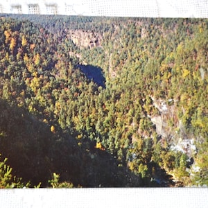 Carte postale GEORGIE vintage Gorges de Tallulah Appalaches vacances voyage souvenir utilisé carte postale souvenirs papier éphémères PanchosPorch