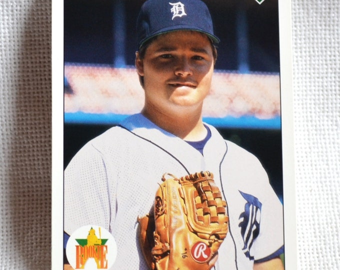 Brian DuBois Baseball Card 78 Upper Deck 1990 MLB Baseball Detroit Tigers Rookie Vintage Trading Card Collectible Memorabilia PanchosPorch