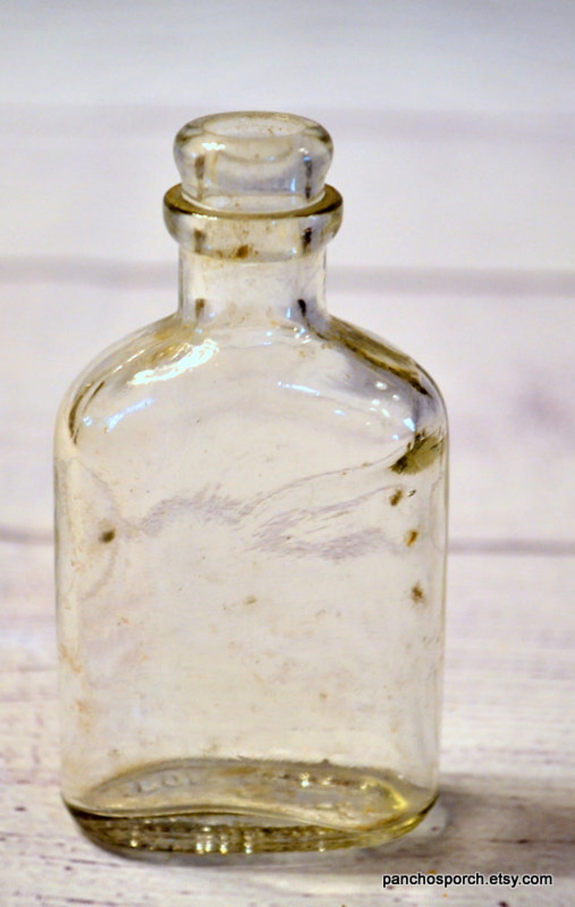 Vintage McCormicks Iron Glue Glass Bottle Advertising Small Etsy