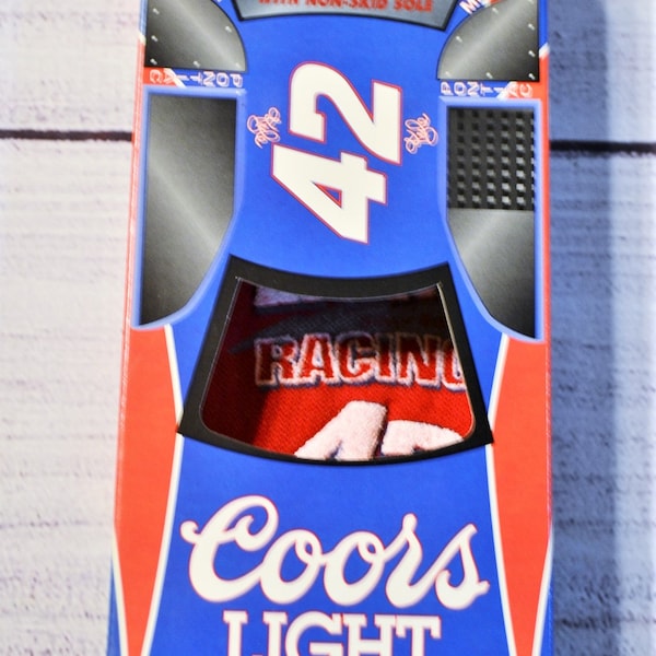 Vintage Kyle Petty Adult Slipper Socks 1995 No 42 Coors Light NASCAR Collectible PanchosPorch