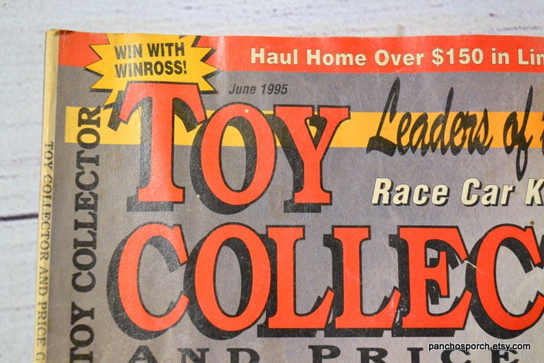 Vintage Toy Collector Magazine June 1995 Pedal Cars Shirley Etsy