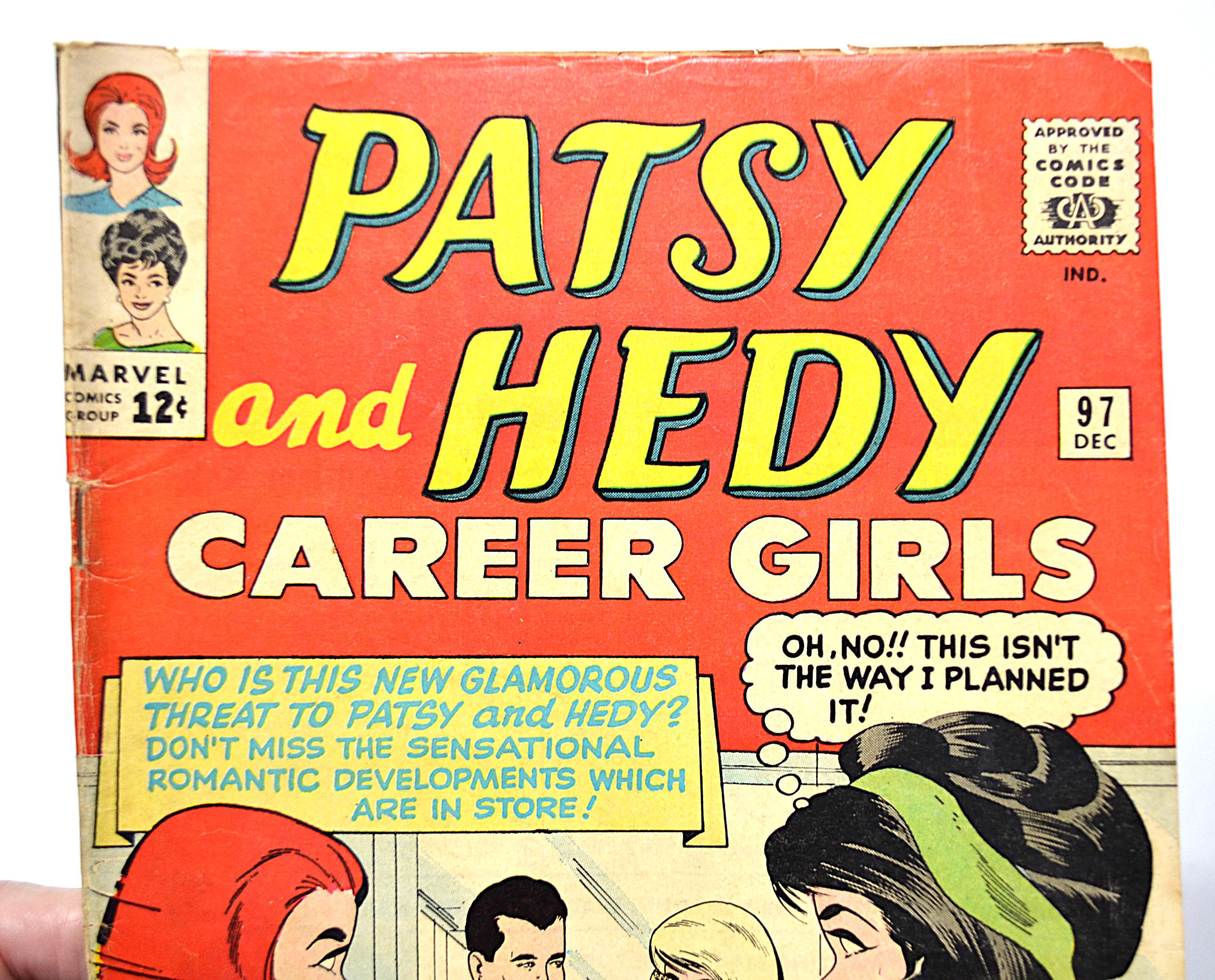 Marvel Comics Patsy Vintage PATSY and HEDY Comic Book, 1964 Marvel Comics No. 97 - Etsy