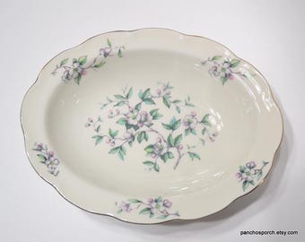 Vintage Theodore Haviland Brookside Floral Vegetable Bowl