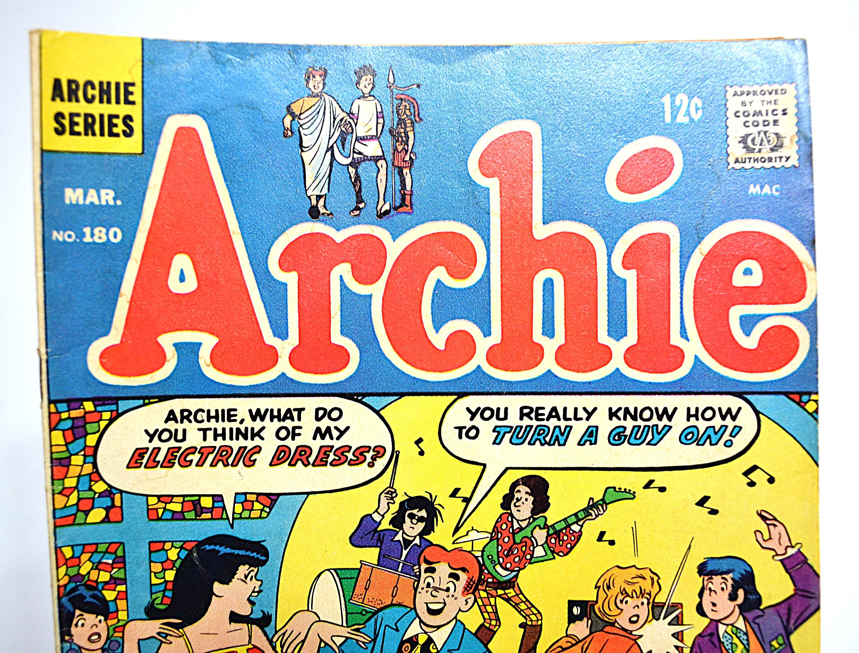 Vintage ARCHIE Comic Book, 1968 Archie Comics No. 180 Betty Veronica - Etsy