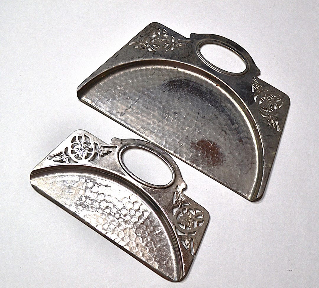Vintage Farberware Silent Butler Set, Silver Metal Crumb Catcher, Retro ...