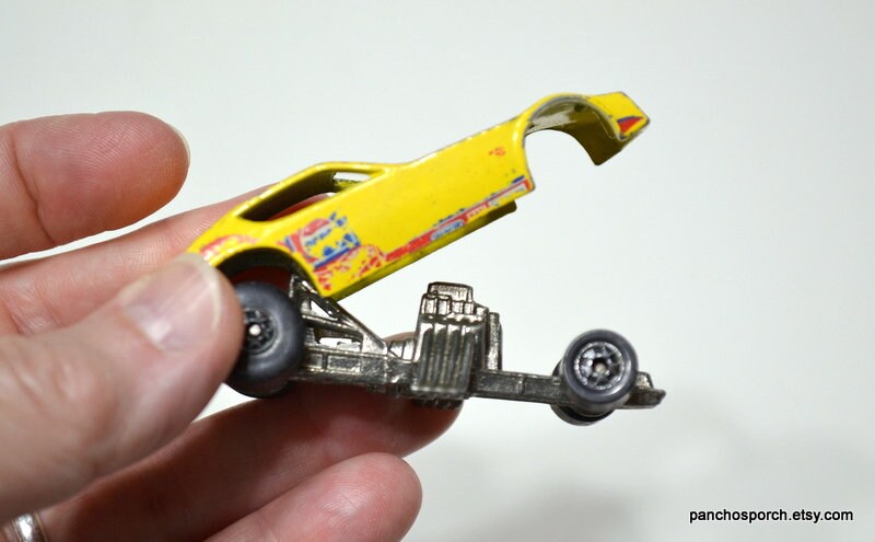 Vintage Hot Wheels Pepsi Challenger Toy Car 1977 Yellow Hot Rod
