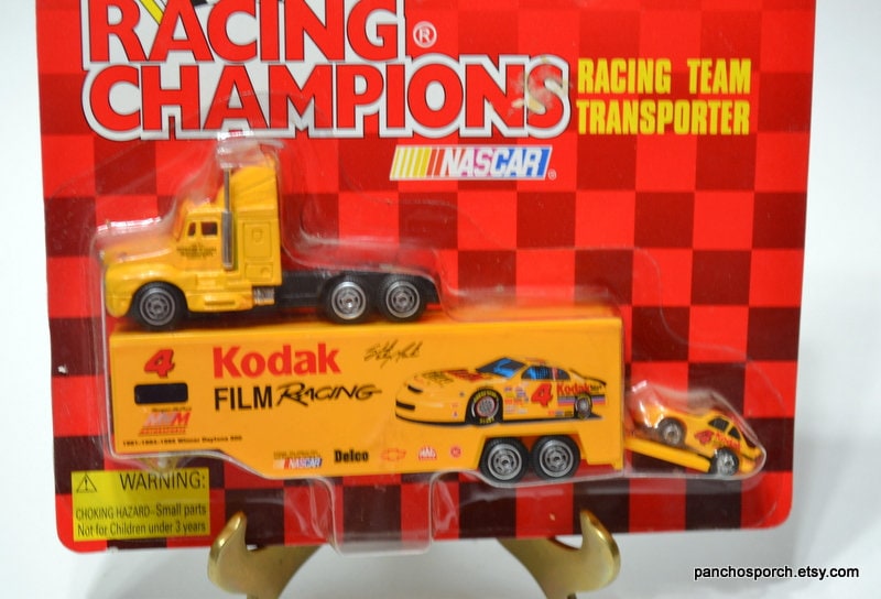 Vintage Kodak Racing Diecast Transporter Truck: Sterling Martin NASCAR ...