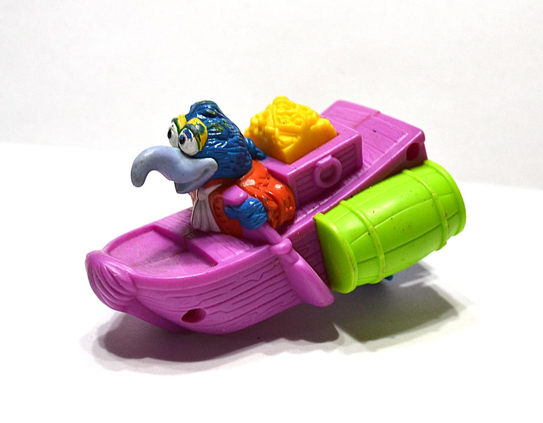 Vintage Muppets Gonzo Boat Mcdonald's Happy Meal Toy Treasure Island ...