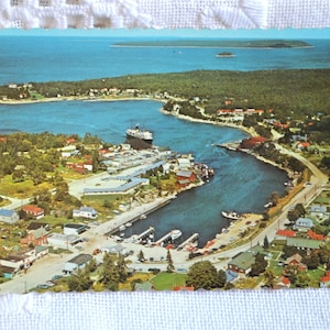 Vintage Canada carte postale Tobermory (Ontario) Bruce Peninsula vacances souvenir carte postale souvenirs papier publicitaire éphémères PanchosPorch