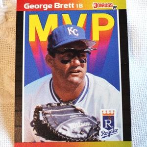 George Brett 1989 Donruss MVP Baseball Card - Kansas City Royals Collectible