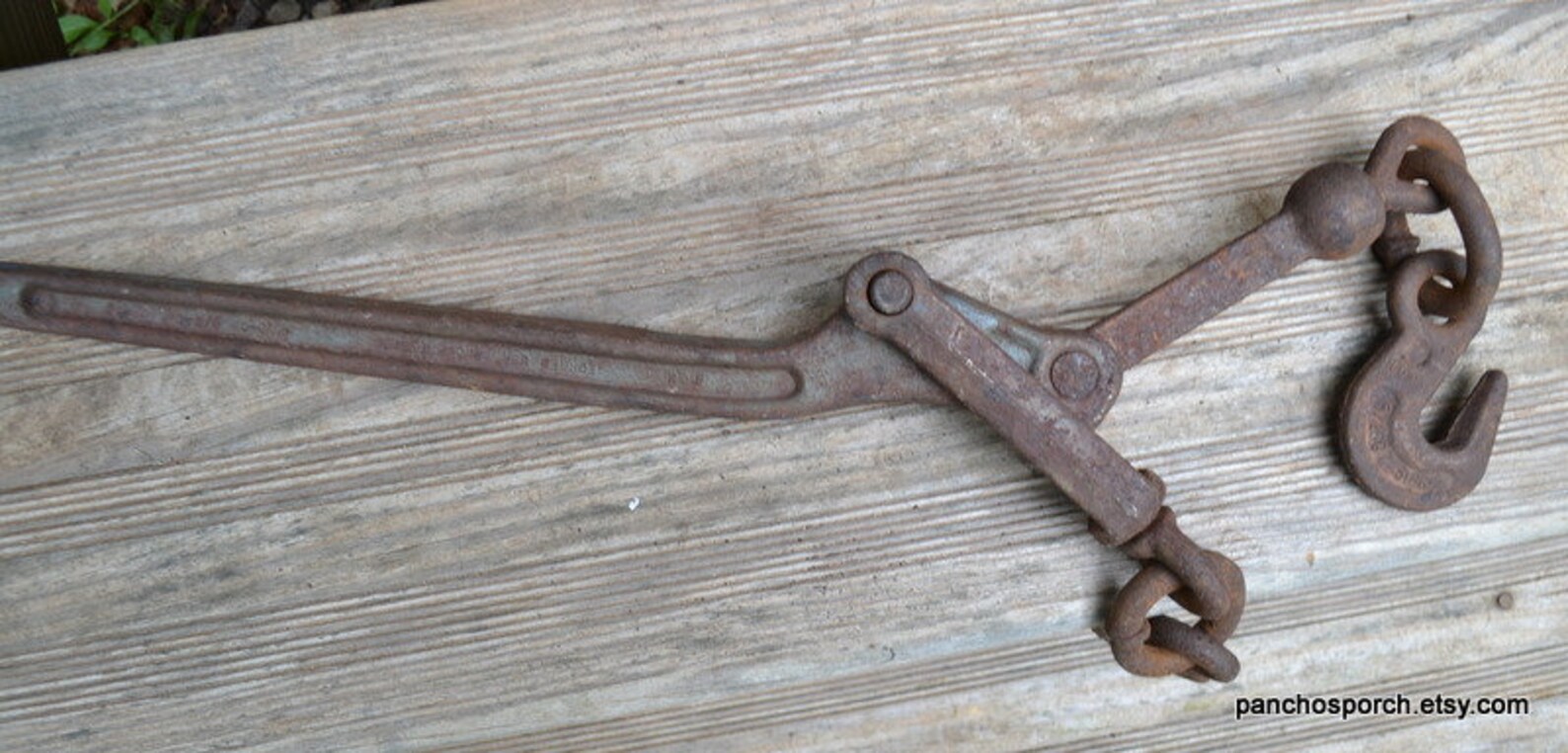 Vintage Peerless Chain Binder Tool Farm Railroad Tool Rustic Etsy France