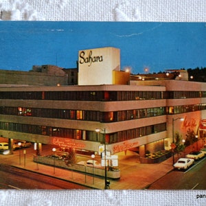 Carte postale vintage WASHINGTON Désert de Spokane, Sahara Motor Lodge, carte postale d'hôtel, souvenirs de vacances, papier éphémère, PanchosPorch