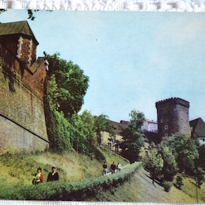 Vintage Krakow Poland Postcard: Wawel Hill Castle, Unused
