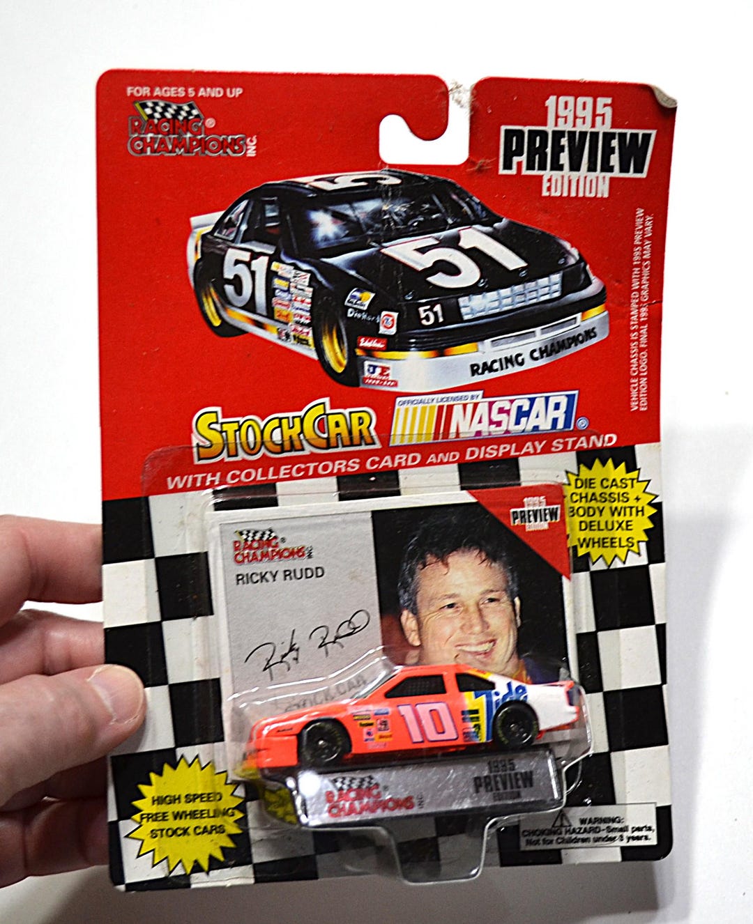Vintage Ricky Rudd Diecast Car: 1/64 Scale 1995 Preview Edition Racing ...