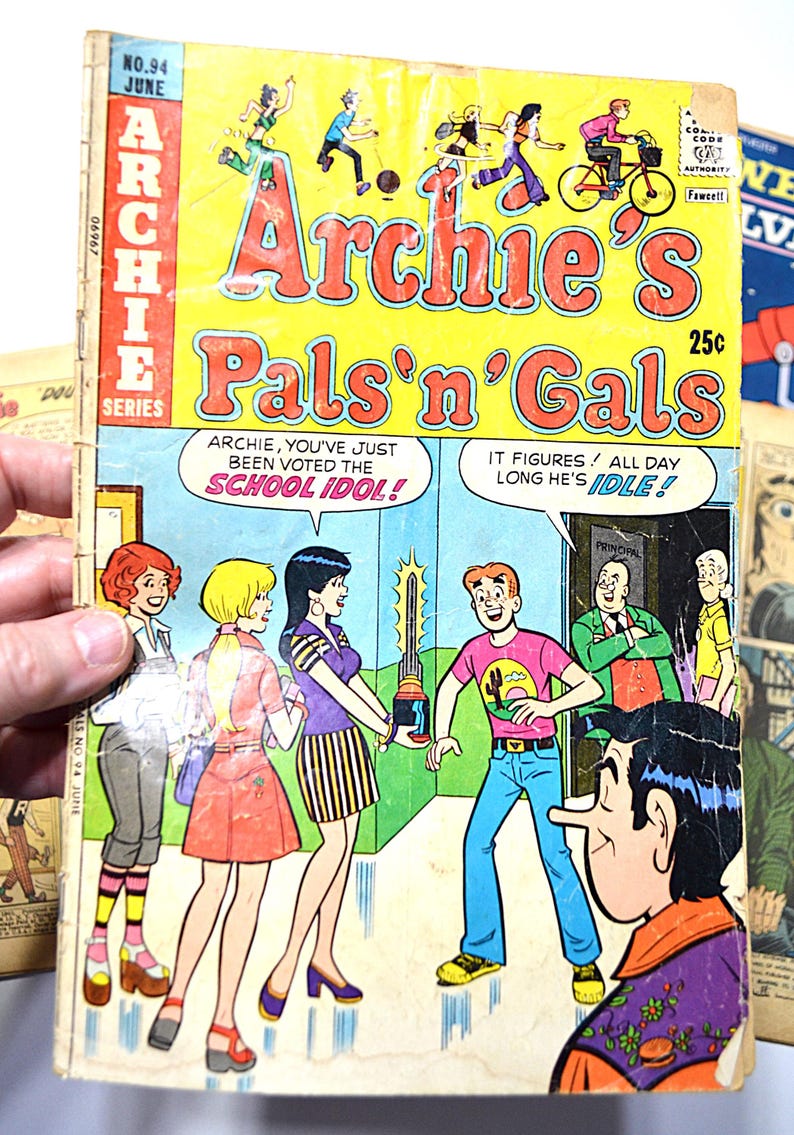 Vintage Comic Book Lot, 1960's 1970's Paper Ephemera Craft Supplies - Etsy