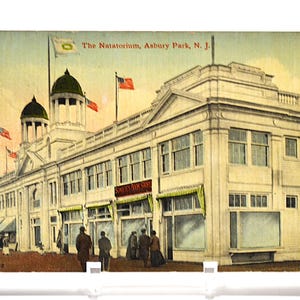 Carte postale vintage ASBURY PARK New Jersey The Natatorium 1912 carte postale souvenir souvenirs papier éphémères PanchosPorch