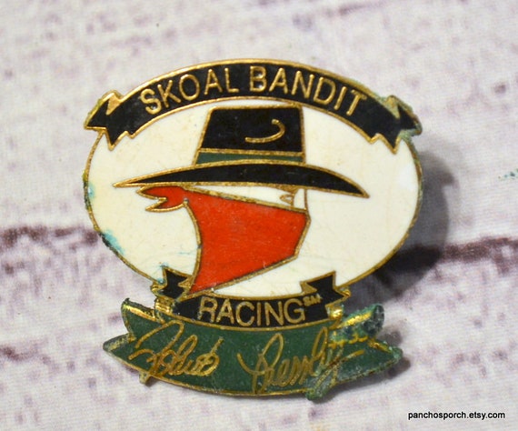 Vintage Skoal Bandit Racing Pin Hat 