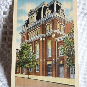 Vintage carte postale VIRGINIE Alexandria Washington loge maçonnique Americana carte postale souvenir souvenirs papier éphémères PanchosPorch