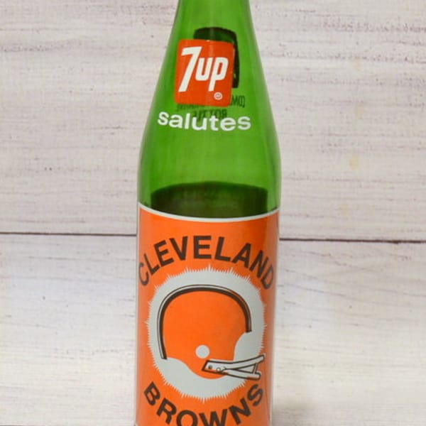 7up Bottle Cleveland Browns Etsy
