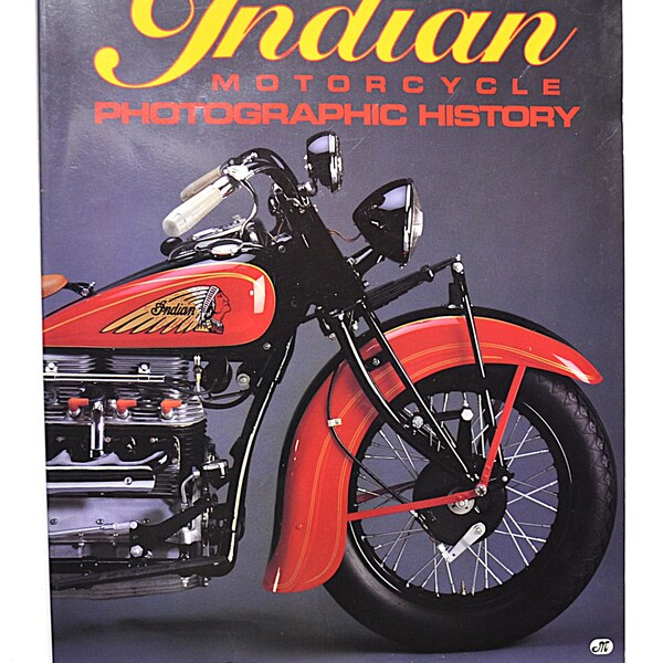 Indian Motorcycle Photographic History Jerry Hatfield Vintage Used Book