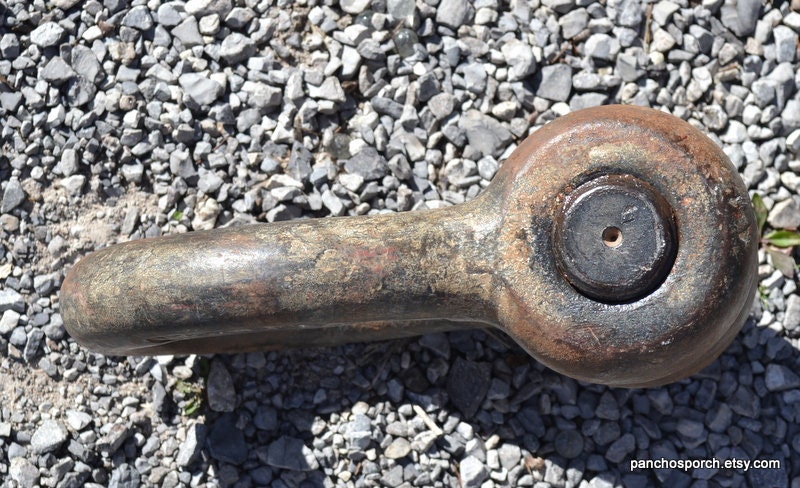 Vintage Metal SHACKLE D Ring Screw Pin WLL 25T Japan Old