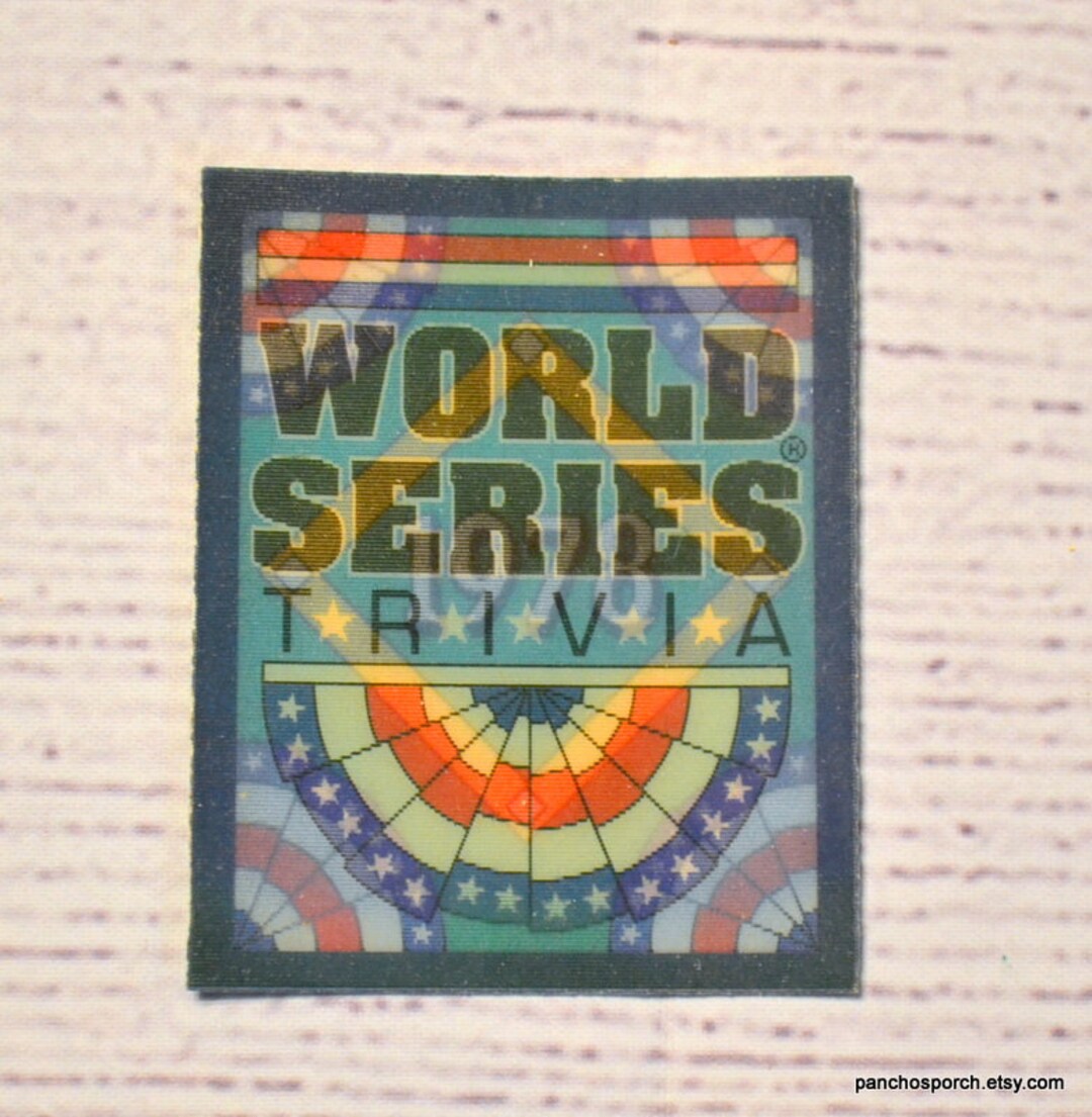 1991 Score World Series Trivia Card 1978 Yankees Dodgers 9 Etsy