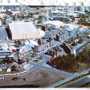 Carte postale vintage FLORIDE DISNEY MGM Studios Backstage Shuttle Carte postale inutilisée Souvenirs éphémères Papier publicitaire PanchosPorch
