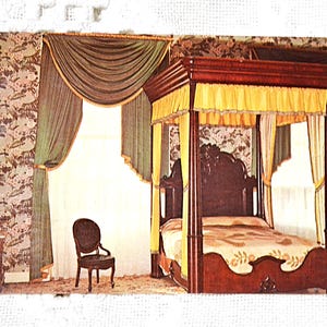 Carte postale vintage du KENTUCKY My Old Kentucky Home Chambre d'amis Bardstown Carte postale souvenir souvenirs Papier éphémères PanchosPorch