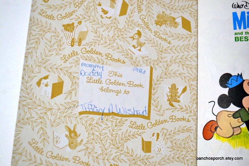 Vintage Little Golden Book Mickey Mouse Best Neighbor Vintage Little Golden Book Mickey Mouse Best Neighbor