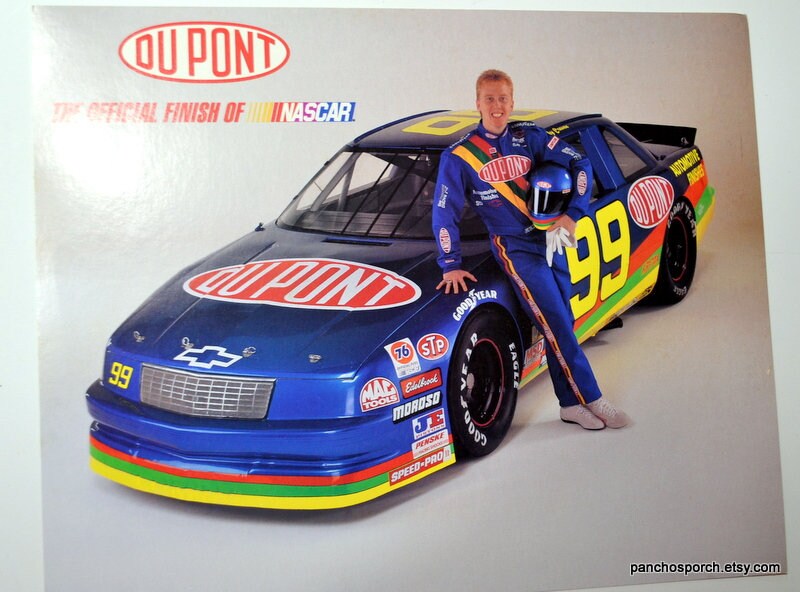 RickRack 廃盤CD サイン付き Vintage Ricky Craven Stat Card Dupont J & J Racing Fan Club