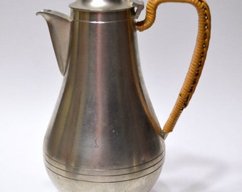 Vintage SELANGOR Pewter Coffee Pot Set Tall Metal Coffee Pot