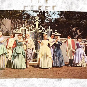 Carte postale vintage de CAROLINE DU NORD Boone Horn in the West en plein air Costumes de théâtre Carte postale souvenir souvenirs Papier éphémères PanchosPorch