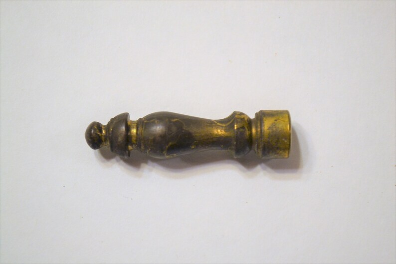 Vintage Brass Lamp Finial Classic Traditional Metal Finial Etsy