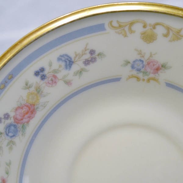 Vintage Lenox China Raleigh Saucer Floral Design Replacement USA PanchosPorch