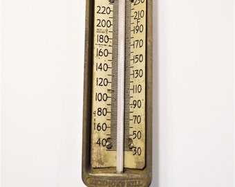 Vermont Travel Thermometer, Solid Brass Travel Thermometers at Fiddle Creek  Farms