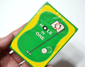 Vintage Hole in One GOLF Playing Cards Quotes Unopened Deck of Cards Novelty Sports Poker Rummy Card Game Night Solitaire Panchosporch