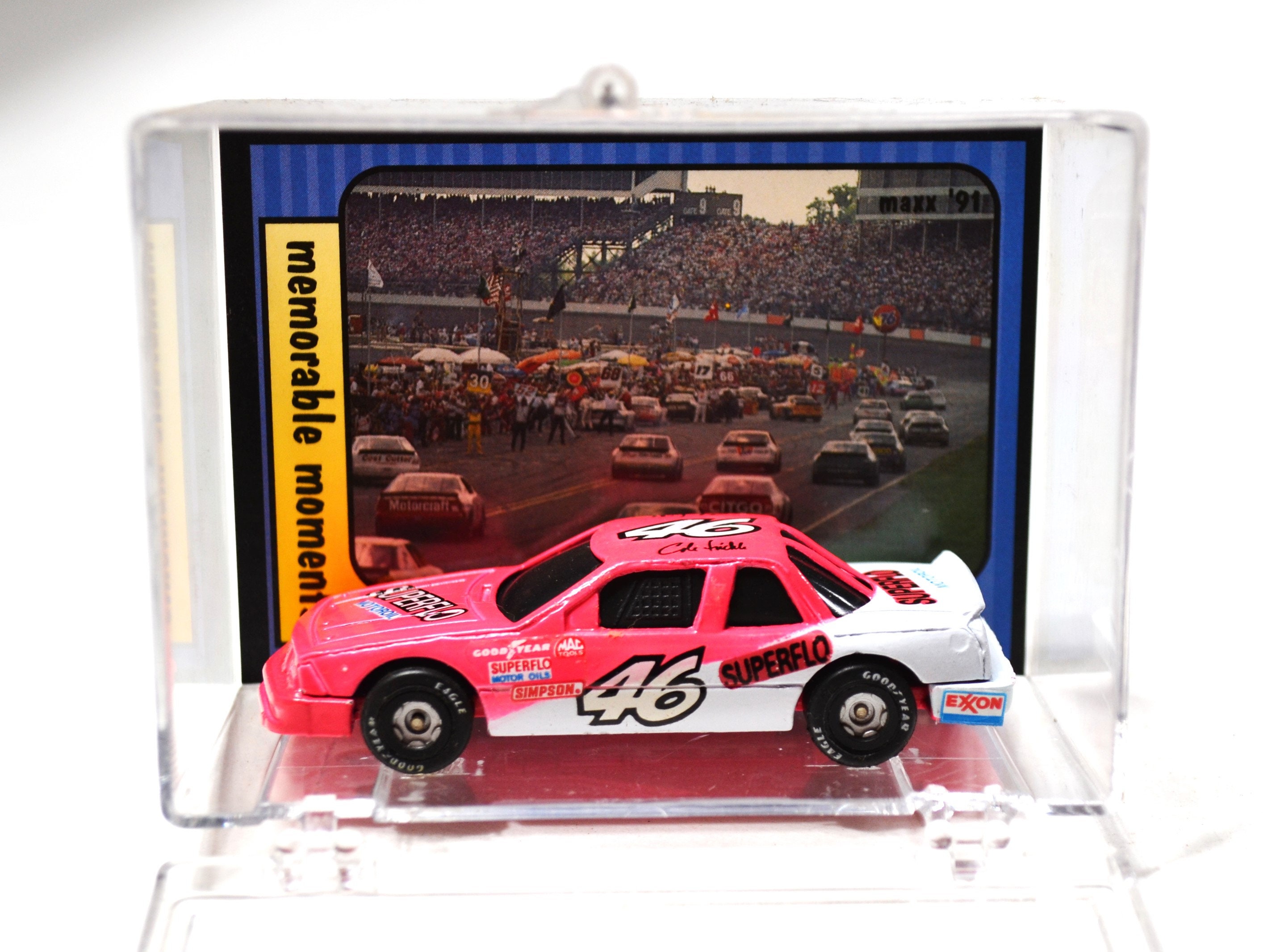 Vintage Cole Trickle Diecast Car: 1/64 Scale NASCAR Trading Card
