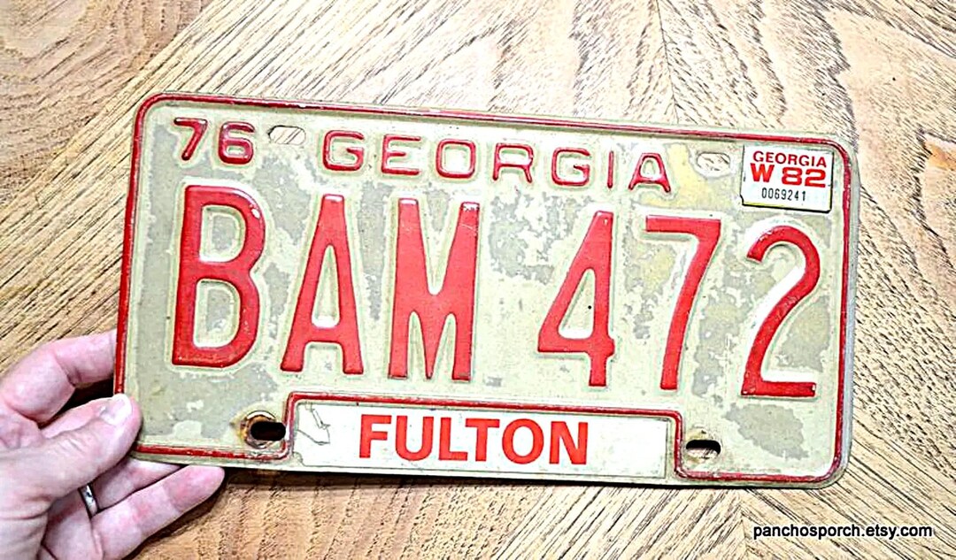 Cool Georgia Classic Car Tag Pictures