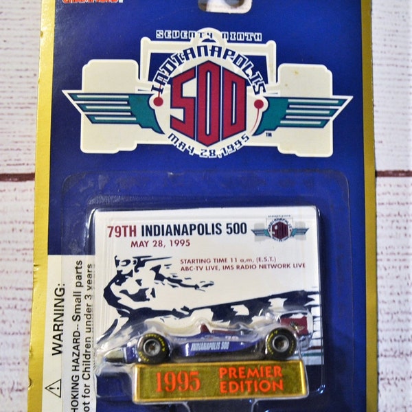 Vintage Indianapolis 500 Diecast Car Trading Card Indy Car Racing Champions 1/64 Scale 1995 Nascar Memorabilia  Panchosporch