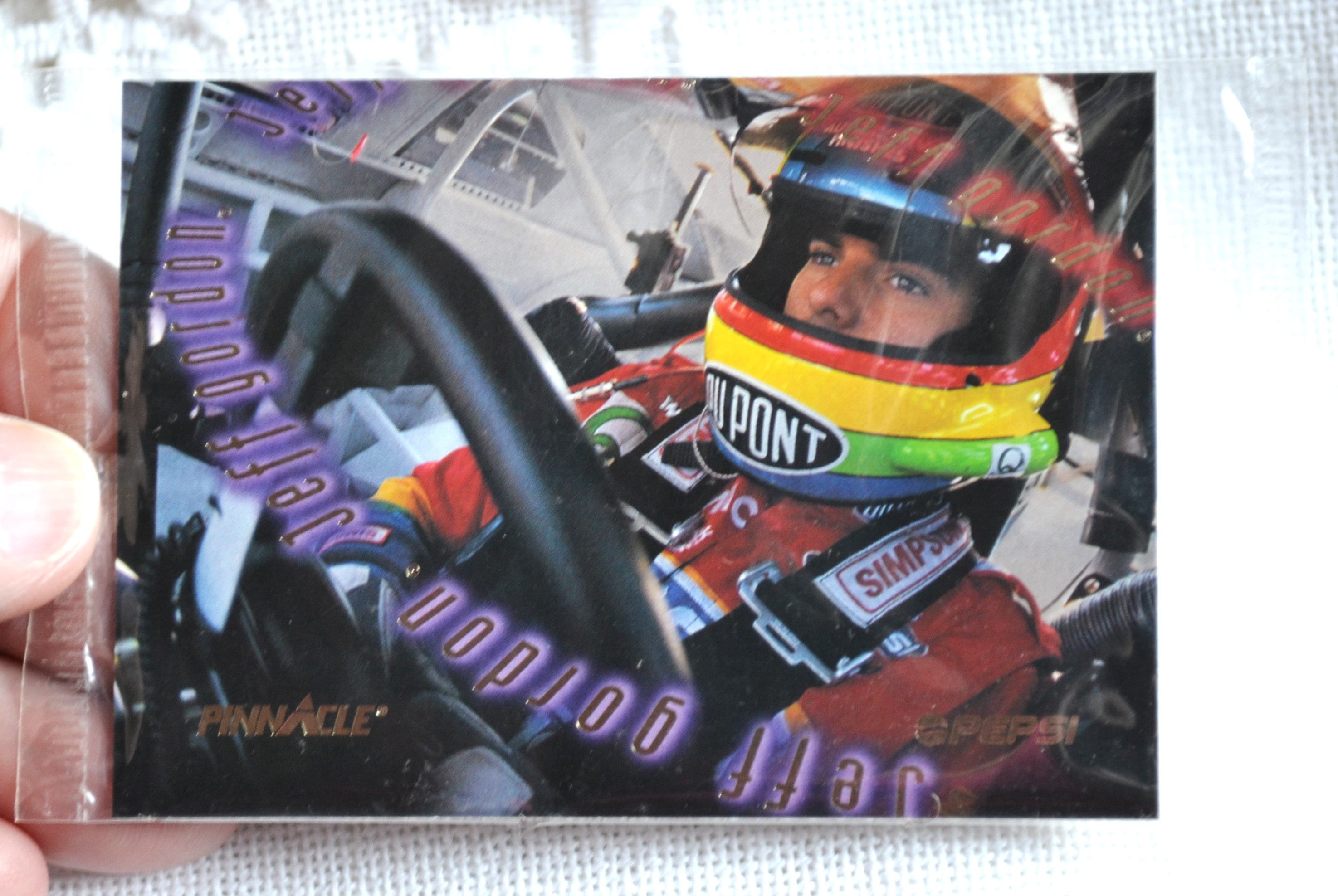 Vintage Jeff Gordon Pepsi Promo Racing Card: 1997 Pinnacle NASCAR