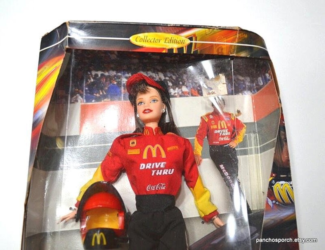 Vintage NASCAR Barbie Doll: Bill Elliott #94, 1999 Mcdonald's