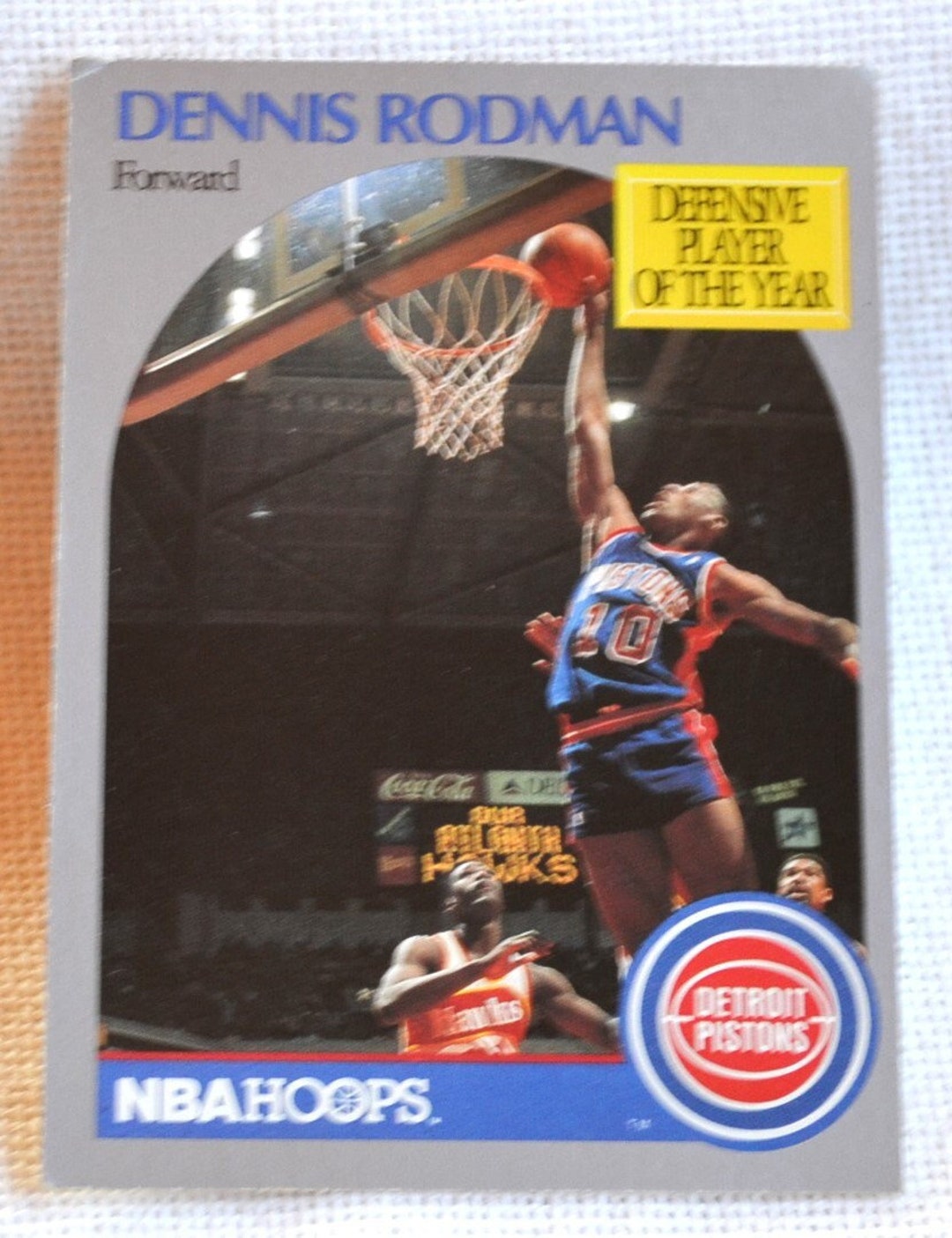 Dennis Rodman 109 Card 1990 Defensive Player of Year NBA Hoops
