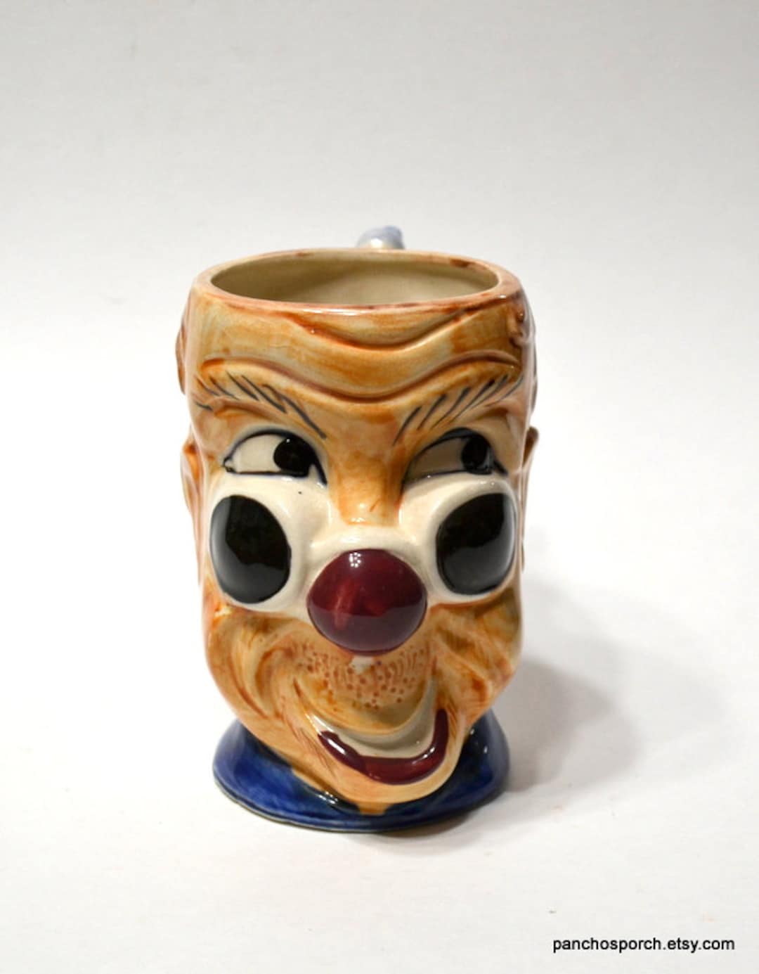 Toby Handle Vintage Occupied Japan Clown Toby Mug: Parrot Handle, Smiling Man - Etsy