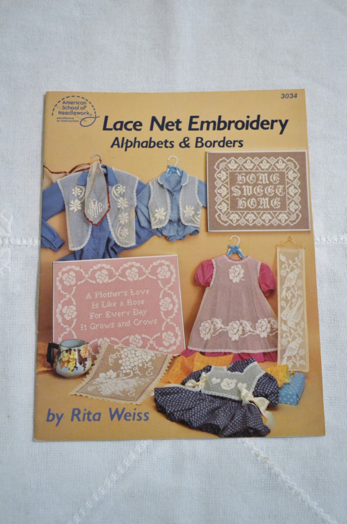 Lace Net Embroidery Alphabets and Borders Graph Designs Etsy